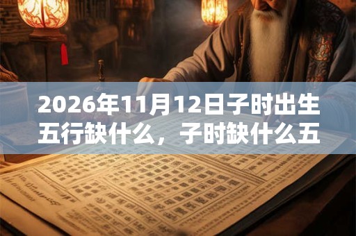 2026年11月12日子时出生五行缺什么，子时缺什么五行