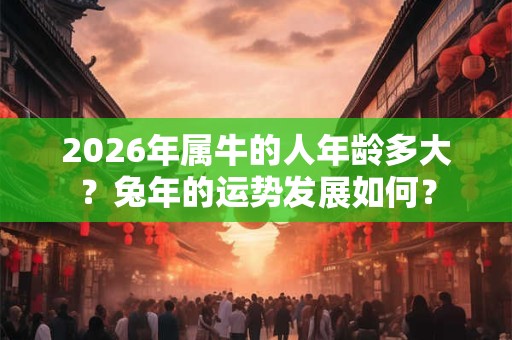 2026年属牛的人年龄多大？兔年的运势发展如何？