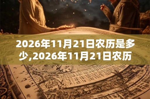 2026年11月21日农历是多少,2026年11月21日农历表