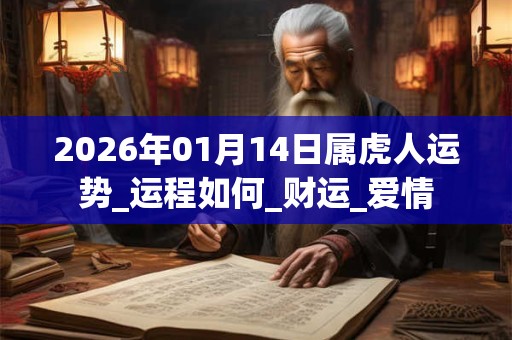 2026年01月14日属虎人运势_运程如何_财运_爱情