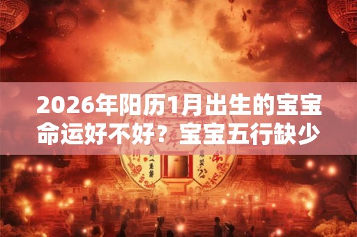 2026年阳历1月出生的宝宝命运好不好？宝宝五行缺少什么？
