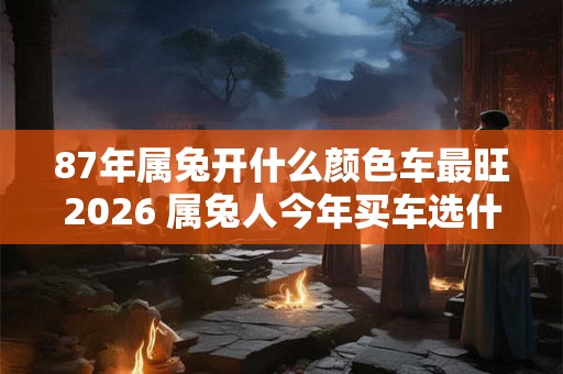 87年属兔开什么颜色车最旺2026 属兔人今年买车选什么颜色好