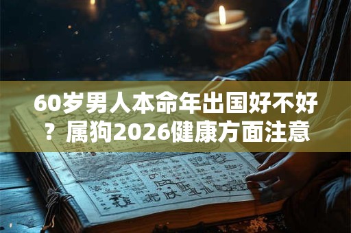 60岁男人本命年出国好不好？属狗2026健康方面注意什么？