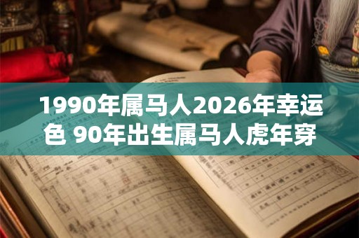 1990年属马人2026年幸运色 90年出生属马人虎年穿什么颜色衣服好