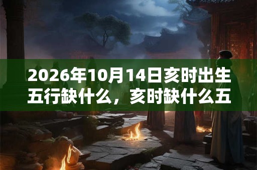 2026年10月14日亥时出生五行缺什么，亥时缺什么五行