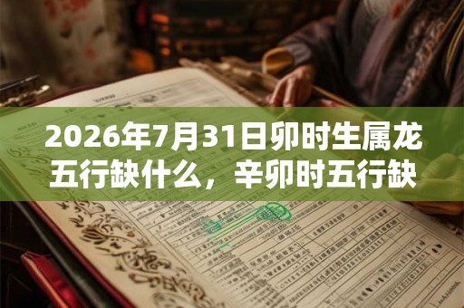 2026年7月31日卯时生属龙五行缺什么，辛卯时五行缺什么