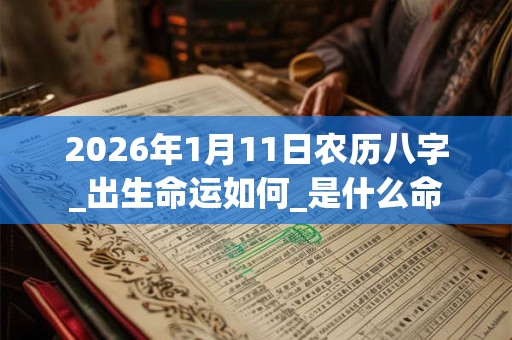 2026年1月11日农历八字_出生命运如何_是什么命