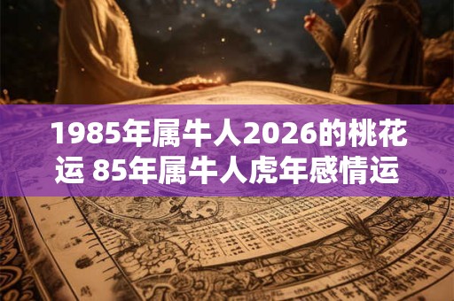 1985年属牛人2026的桃花运 85年属牛人虎年感情运如何