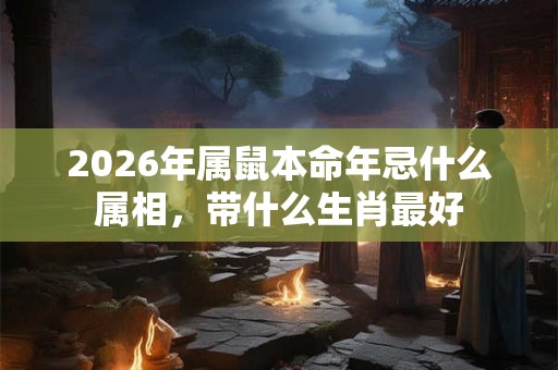 2026年属鼠本命年忌什么属相，带什么生肖最好