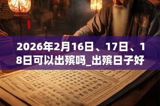 2026年2月16日、17日、18日可以出殡吗_出殡日子好吗