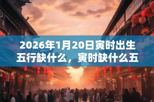 2026年1月20日寅时出生五行缺什么，寅时缺什么五行