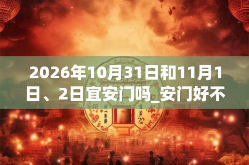 2026年10月31日和11月1日、2日宜安门吗_安门好不好