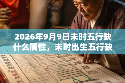 2026年9月9日未时五行缺什么属性，未时出生五行缺什么