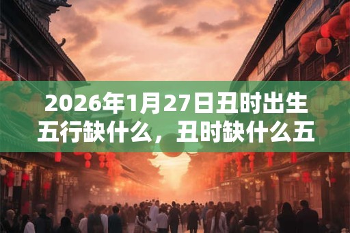 2026年1月27日丑时出生五行缺什么，丑时缺什么五行