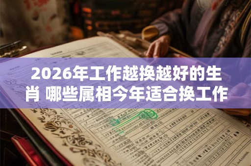 2026年工作越换越好的生肖 哪些属相今年适合换工作