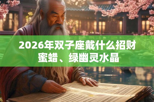 2026年双子座戴什么招财 蜜蜡、绿幽灵水晶