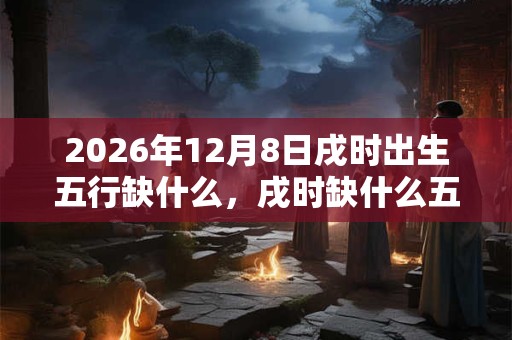 2026年12月8日戌时出生五行缺什么，戌时缺什么五行