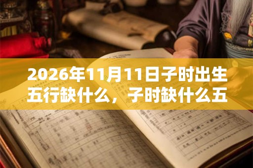 2026年11月11日子时出生五行缺什么，子时缺什么五行