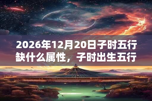 2026年12月20日子时五行缺什么属性，子时出生五行缺什么