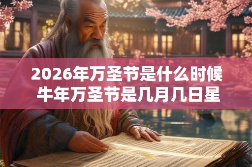 2026年万圣节是什么时候 牛年万圣节是几月几日星期几