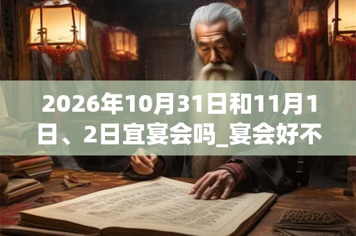 2026年10月31日和11月1日、2日宜宴会吗_宴会好不好