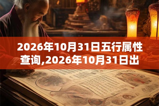 2026年10月31日五行属性查询,2026年10月31日出生五行属什么 2026年10月31日五行属性查询,2026年10月31日出生五行属什么