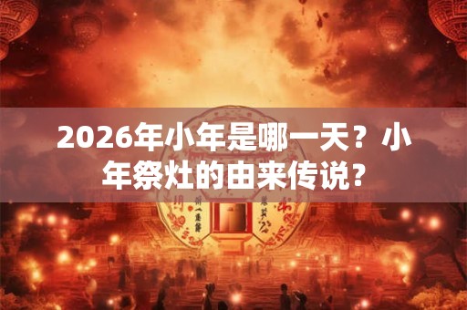 2026年小年是哪一天？小年祭灶的由来传说？