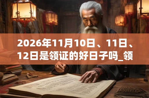 2026年11月10日、11日、12日是领证的好日子吗_领证可以吗