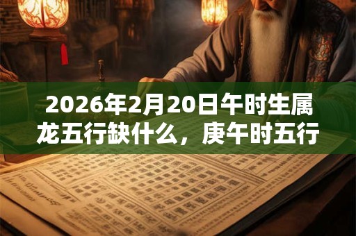 2026年2月20日午时生属龙五行缺什么,庚午时五行缺什么 2026年2月20日午时生属龙五行缺什么,庚午时五行缺什么
