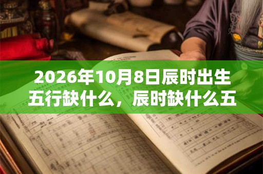 2026年10月8日辰时出生五行缺什么，辰时缺什么五行
