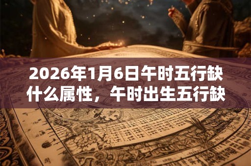 2026年1月6日午时五行缺什么属性，午时出生五行缺什么