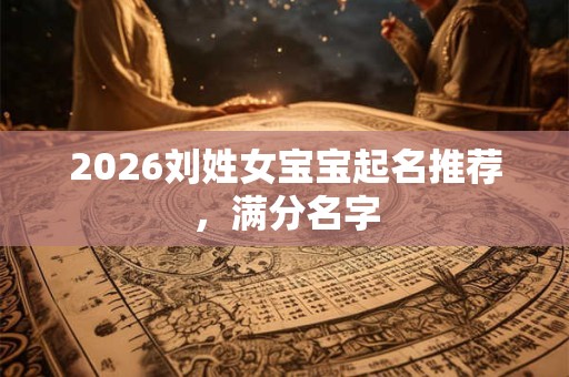 2026刘姓女宝宝起名推荐，满分名字
