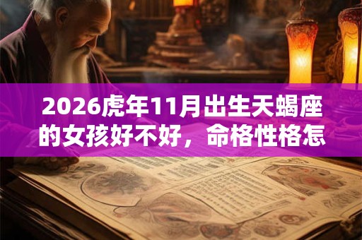 2026虎年11月出生天蝎座的女孩好不好，命格性格怎么样？