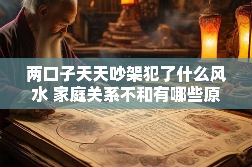 两口子天天吵架犯了什么风水 家庭关系不和有哪些原因