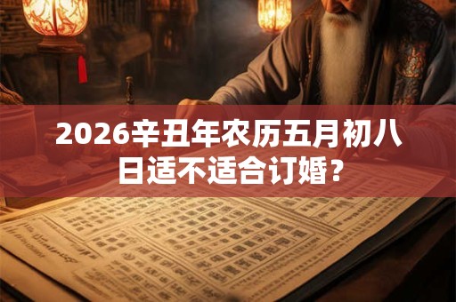 2026辛丑年农历五月初八日适不适合订婚？