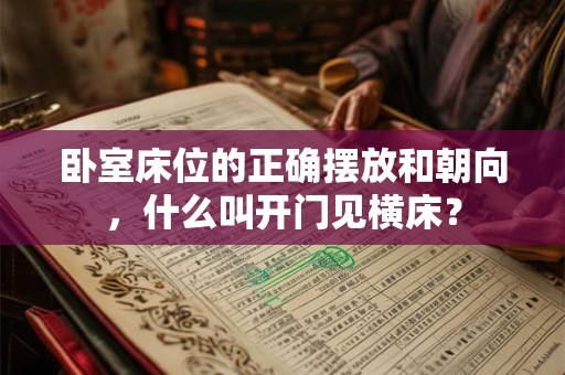 卧室床位的正确摆放和朝向，什么叫开门见横床？