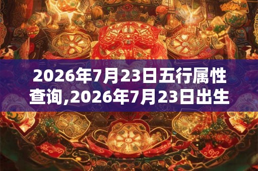 2026年7月23日五行属性查询,2026年7月23日出生五行属什么