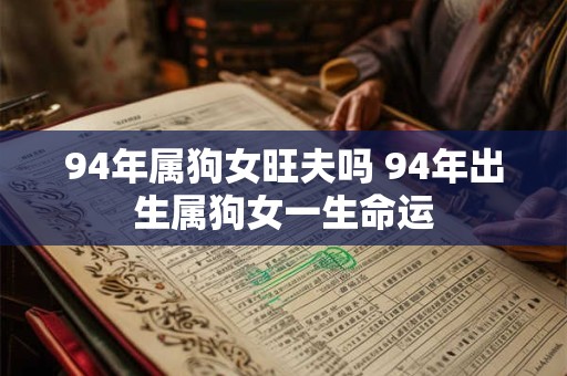 94年属狗女旺夫吗 94年出生属狗女一生命运
