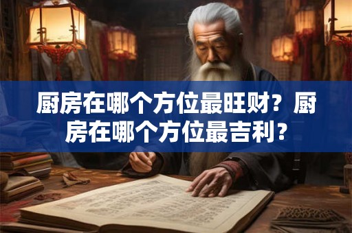 厨房在哪个方位最旺财？厨房在哪个方位最吉利？