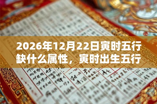 2026年12月22日寅时五行缺什么属性，寅时出生五行缺什么