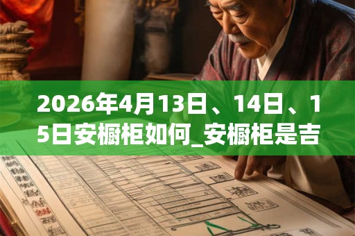 2026年4月13日、14日、15日安橱柜如何_安橱柜是吉日吗