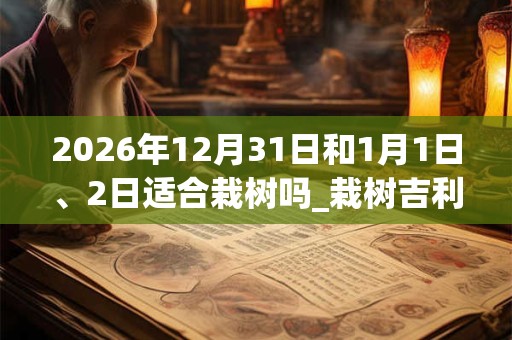 2026年12月31日和1月1日、2日适合栽树吗_栽树吉利吗