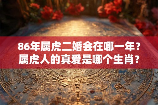 86年属虎二婚会在哪一年?属虎人的真爱是哪个生肖? 86年属虎二婚会在哪一年?属虎人的真爱是哪个生肖?