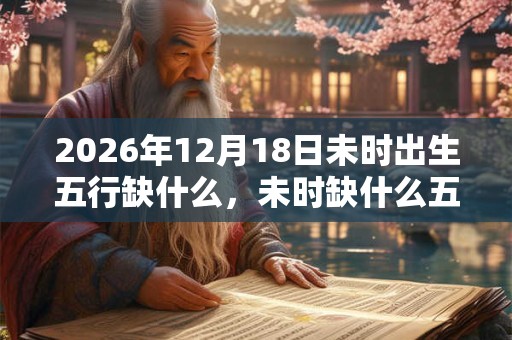 2026年12月18日未时出生五行缺什么，未时缺什么五行