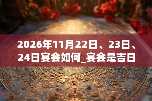 2026年11月22日、23日、24日宴会如何_宴会是吉日吗