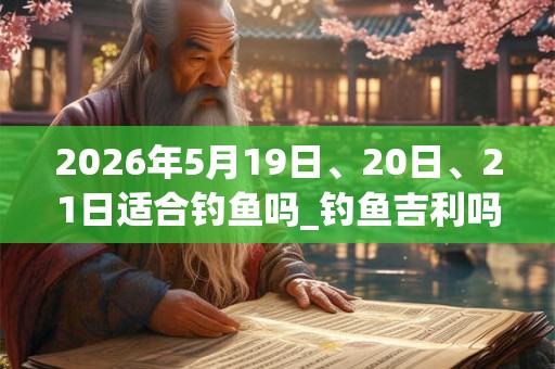 2026年5月19日、20日、21日适合钓鱼吗_钓鱼吉利吗