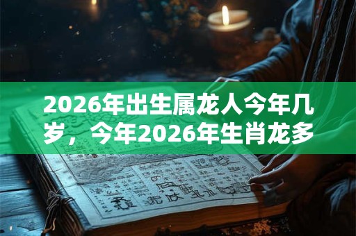 2026年出生属龙人今年几岁，今年2026年生肖龙多大