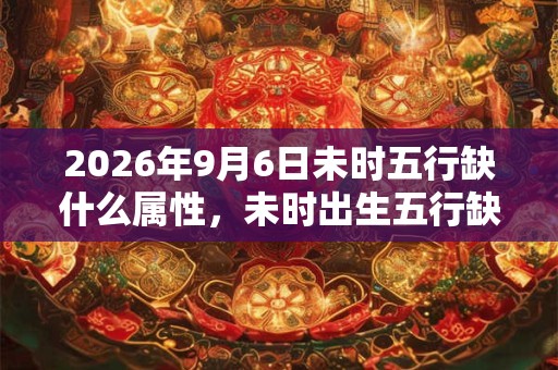 2026年9月6日未时五行缺什么属性，未时出生五行缺什么