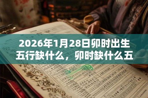 2026年1月28日卯时出生五行缺什么，卯时缺什么五行