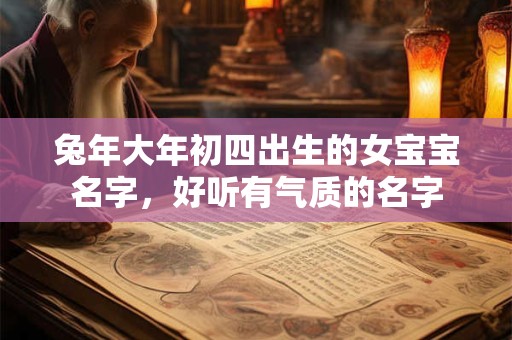 兔年大年初四出生的女宝宝名字，好听有气质的名字